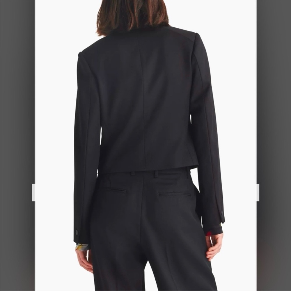 rag & bone Valerie Italian Wool Blazer in Black Size 6 - Picture 2 of 9